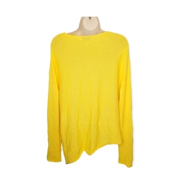 Misslook Yellow Long Sleeve Yellow Knit Sweater Women’s Size L - Picture 4 of 5